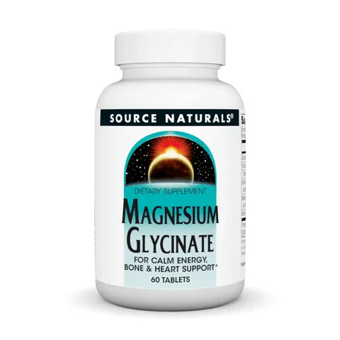 Source Naturals, Magnesium Glycinate, 60 Tablets – image 2