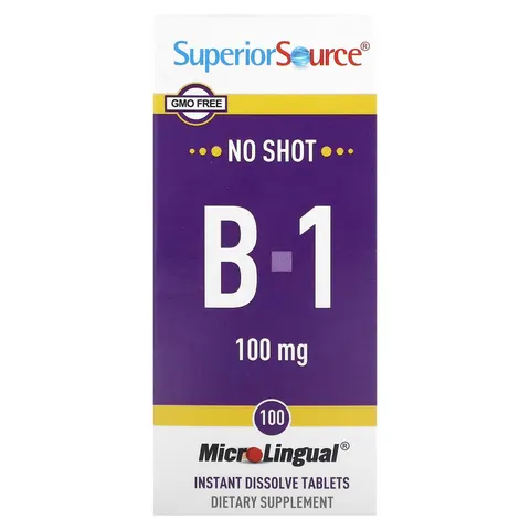 Superior Source, B-1, 100 mg, 100 Instant Dissolve Tablets – image 2