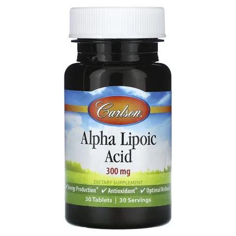 Carlson, Alpha Lipoic Acid, 300 mg, 30 Tablets – image 2