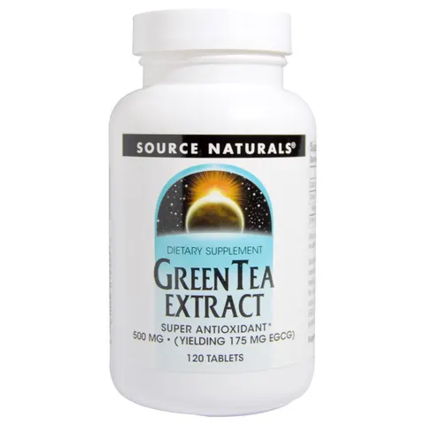 Source Naturals, Green Tea Extract, 500 mg, 120 Tablets – image 2