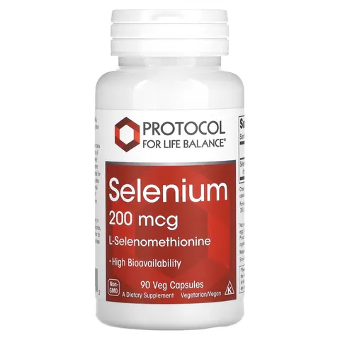 Protocol for Life Balance, Selenium, 200 mcg, 90 Veg Capsules – image 2
