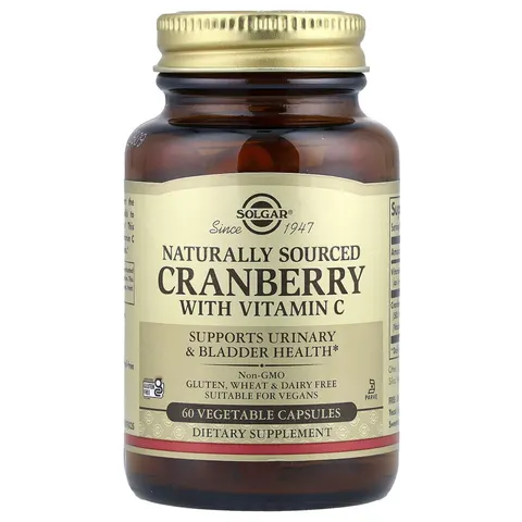 Solgar Cranberry with Ester C Vegetable Capsules, 60 – image 4