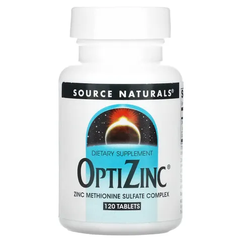 Source Naturals, OptiZinc, 120 Tablets – image 2