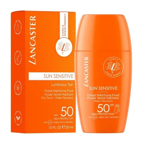 30ml Lancaster Sun Sensitive Tinted Mattifying Fluid SPF 50 – image 4