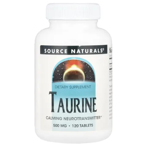 Source Naturals, Taurine, 500 mg, 120 Tablets – image 2