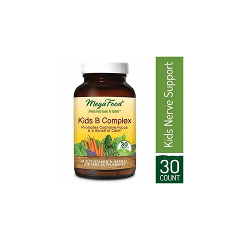 MegaFood, Kids B Complex, 30 Tablets – image 2
