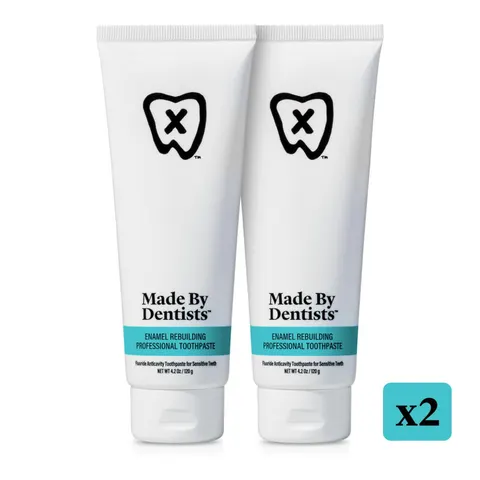 Made by Dentists Professional Enamel Rebuilding Toothpaste - 2 Pack - Remineralizing Nano Hydroxyapatite Toothpaste with Sodium Fluoride ADA App – image 2