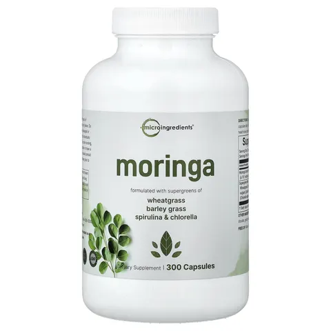 Micro Ingredients, Moringa, 300 Capsules – image 2