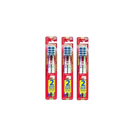 Colgate Toothbrush 2Ct Double Action Medium Pack (3) – image 2