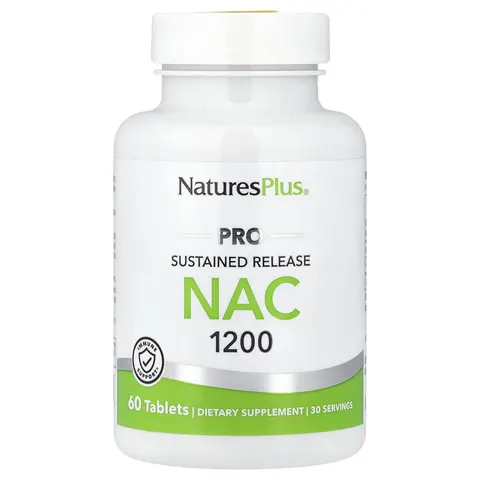 NaturesPlus, Pro NAC 1200, Sustained Release, 60 Tablets (600 mg Per tablet) – image 2
