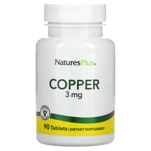 NaturesPlus, Copper, 3 mg, 90 Tablets – image 2