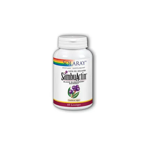 Solaray Sambuactin Elderberry Extract Lozenges, 60 Ct – image 2