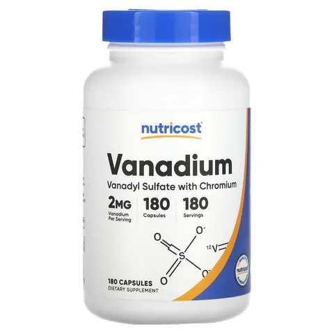 Nutricost, Vanadium , 2 mg , 180 Capsules – image 3