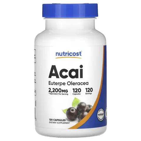 Nutricost, Acai, 2,200 mg, 120 Capsules – image 2