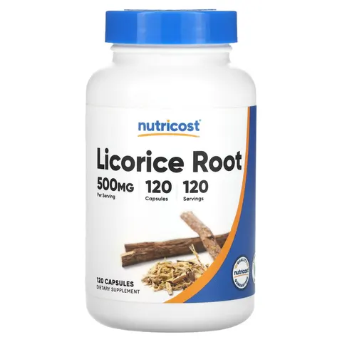 Nutricost, Licorice Root, 500 mg, 120 Capsules – image 2