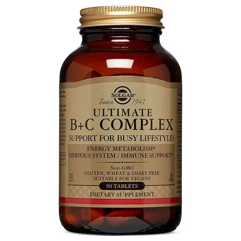 Solgar Ultimate B+C Complex Tablets, 90 – image 2