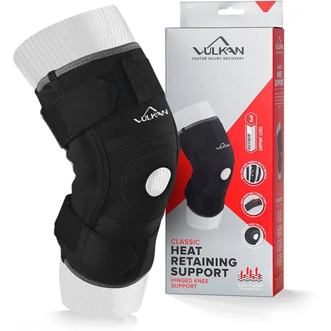 (S) Vulkan Hinged Knee Support Brace Adjustable Sleeve – image 2