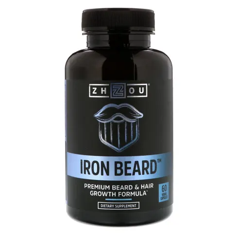 Zhou Nutrition, Iron Beard, 60 Veggie Capsules – image 2