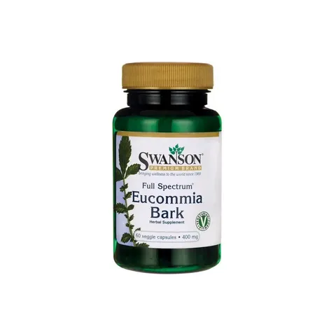 Swanson Full Spectrum Eucommia Bark, 400mg - 60 vcaps – image 2