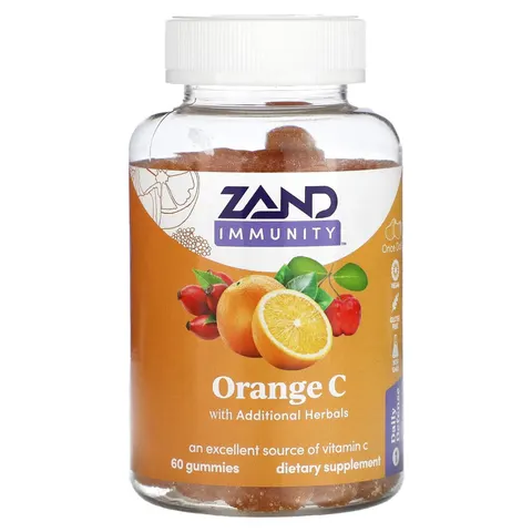 Zand, Immunity, Orange C Gummies, 60 Gummies – image 2