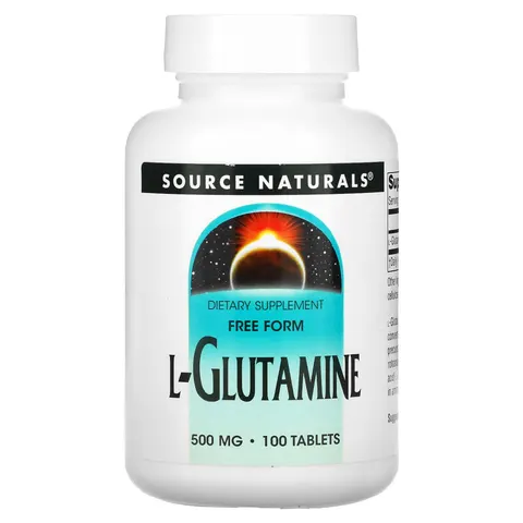 Source Naturals, L-Glutamine, 500 mg, 100 Tablets – image 2