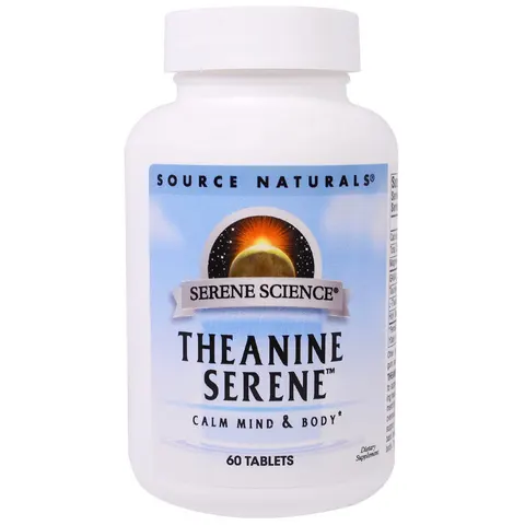 Source Naturals, Theanine Serene, 60 Tablets – image 2