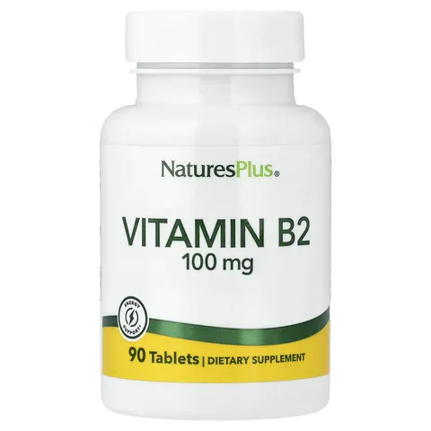 NaturesPlus, Vitamin B-2, 100 mg, 90 Tablets – image 2