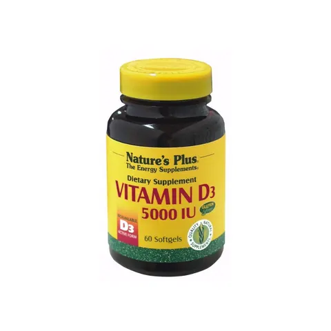 Natures Plus VITAMIN D3 5000 IU SOFTGELS 60 – image 2
