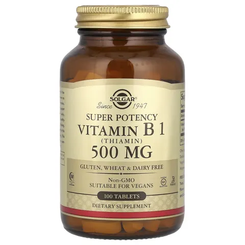Solgar Vitamin B1 500 mg 100 Tablets – image 4