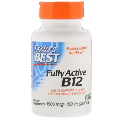 Fully Active B12, 1500mcg - 180 vcaps – image 3