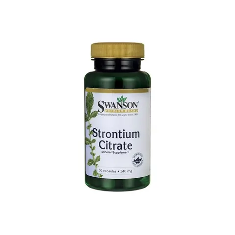 Strontium Citrate, 340mg - 60 caps – image 3