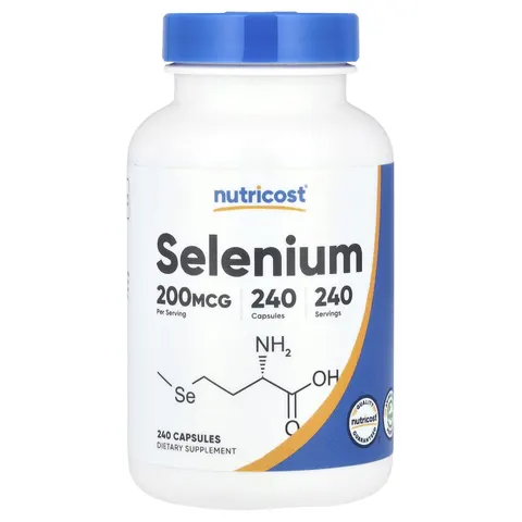 Nutricost, Selenium, 200 mcg, 240 Capsules – image 2