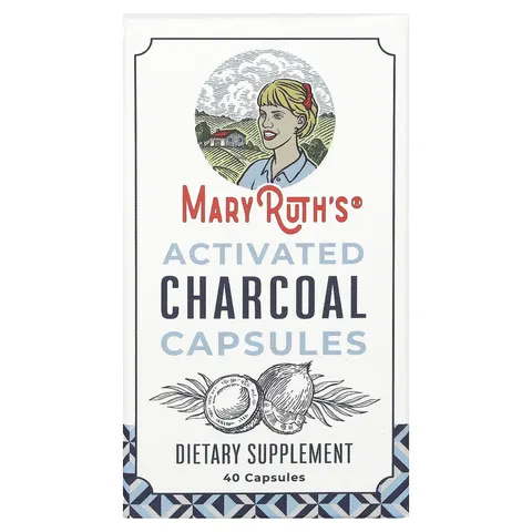 MaryRuth's, Activated Charcoal Capsules, 40 Capsules – image 2
