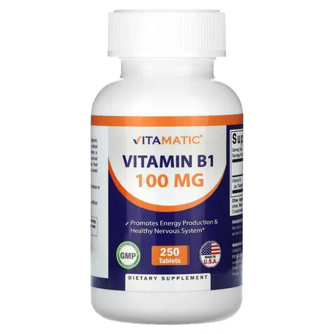 Vitamatic, Vitamin B1, 100 mg, 250 Tablets – image 2
