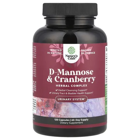 Nature's Craft, D-Mannose, 120 Capsules – image 2