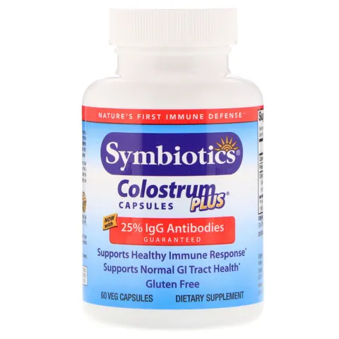 Symbiotics, Colostrum Plus, 60 Veg Capsules – image 2