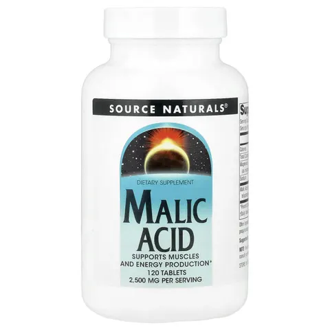 Source Naturals, Malic Acid, 2,500 mg , 120 Tablets – image 4