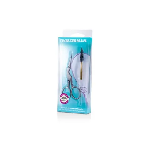 Tweezerman Brow Shaping Scissors & Brush 2 un. – image 3