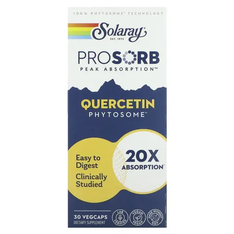 Solaray, Quercetin Phytosome, 30 VegCaps – image 3