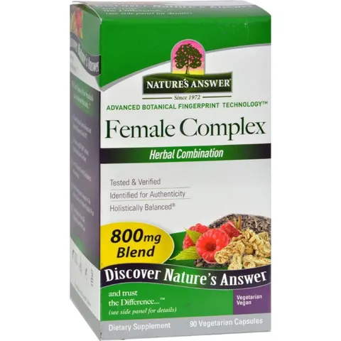 Nature’s Answer Female Complex Vegetarian Capsules – 90 Count – image 3