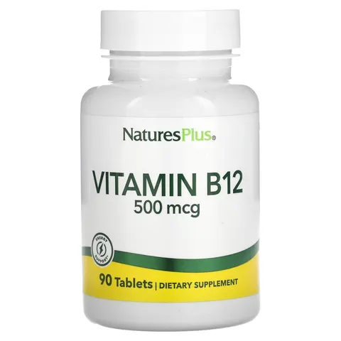 NaturesPlus, Vitamin B-12, 500 mcg, 90 Tablets – image 2