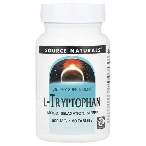 Source Naturals, L-Tryptophan, 60 Tablets – image 2