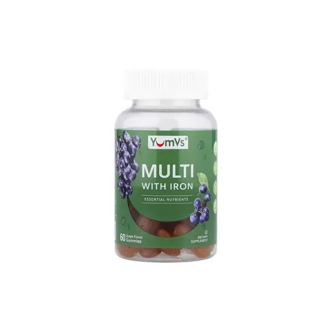 Multi with Iron Gummies, Grape – image 2