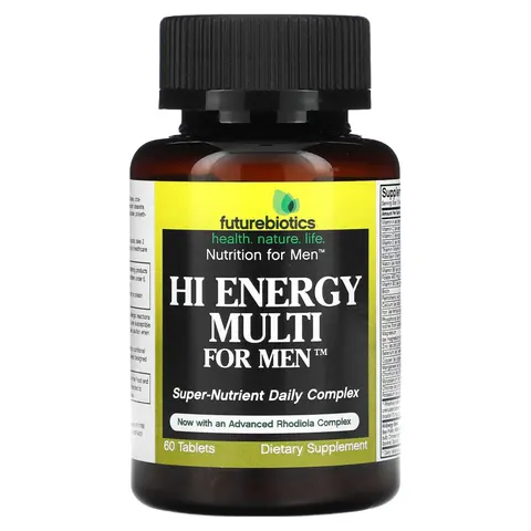 Futurebiotics, Hi Energy Multi For Men, 60 Tablets – image 3