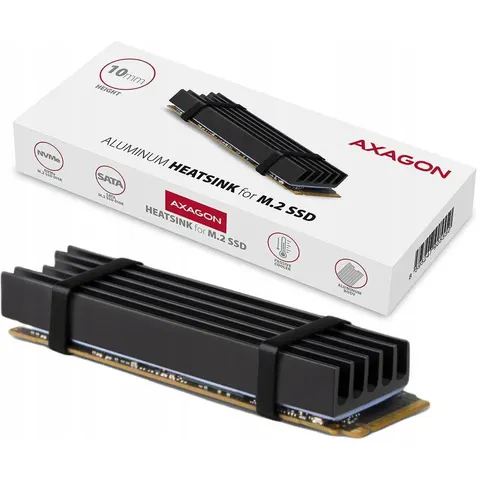 Radiator do dysku M.2 Ssd 2280 Axagon CLR-M2L10 – zdjęcie 3