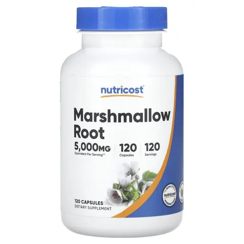 Nutricost, Marshmallow Root, 5,000 mg, 120 Capsules – image 2
