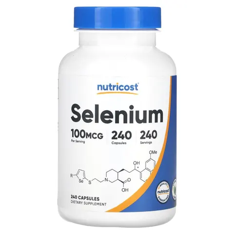 Nutricost, Selenium, 100 mcg, 240 Capsules – image 3