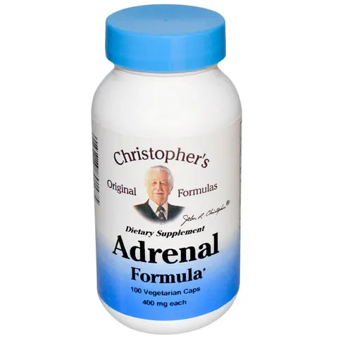 Christopher's Original Formulas, Adrenal Formula, 100 Vegetarian Caps – image 2