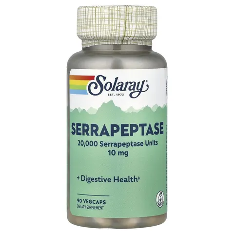 Solaray, Serrapeptase, 10 mg, 90 VegCaps – image 2