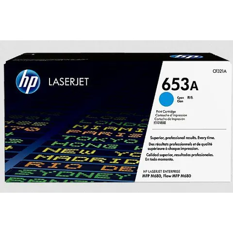 Toner Hp 653A CF321A niebieski (cyan) – zdjęcie 2